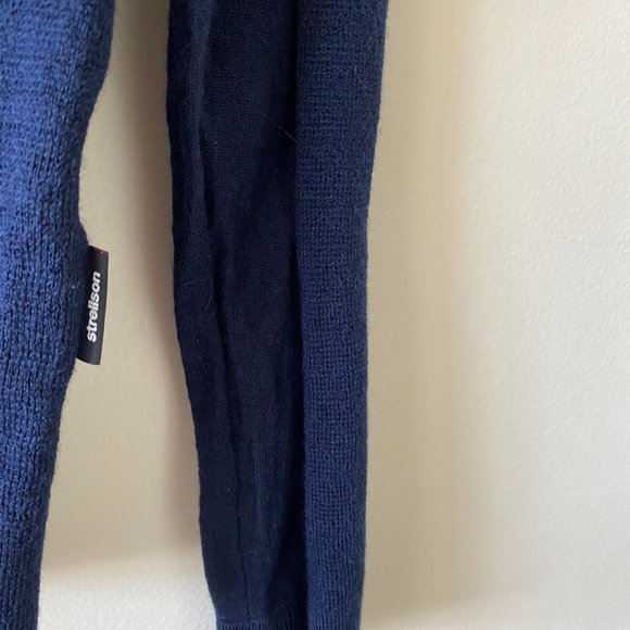 Strellson Navy "Extra Fine Merino" Wool Sweater - Picture 10 of 12